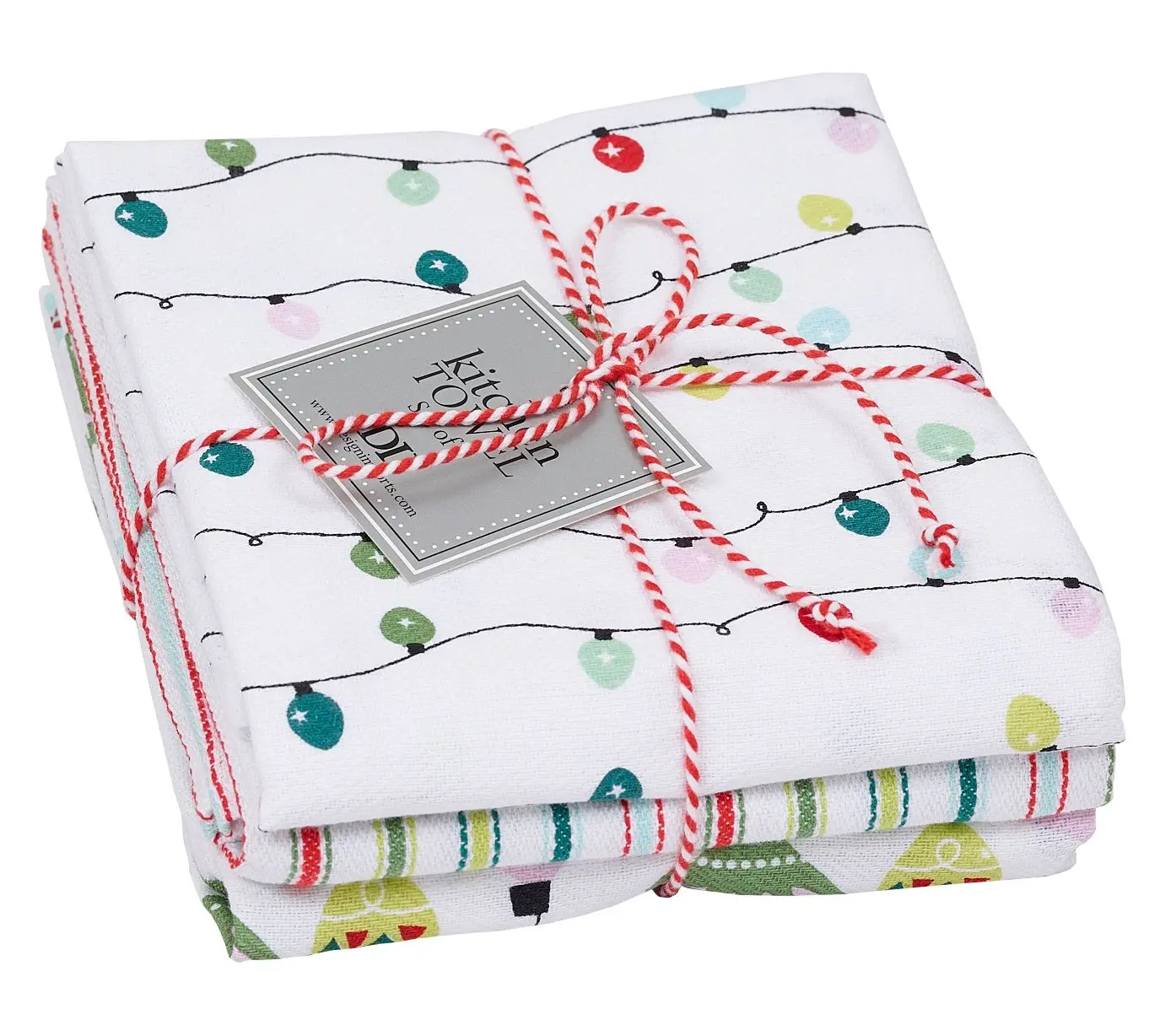 Design Imports Set of 3 Festive Christmas Kitchen Towels Design Imports Set of 3 Festive Christmas Kitchen Towels