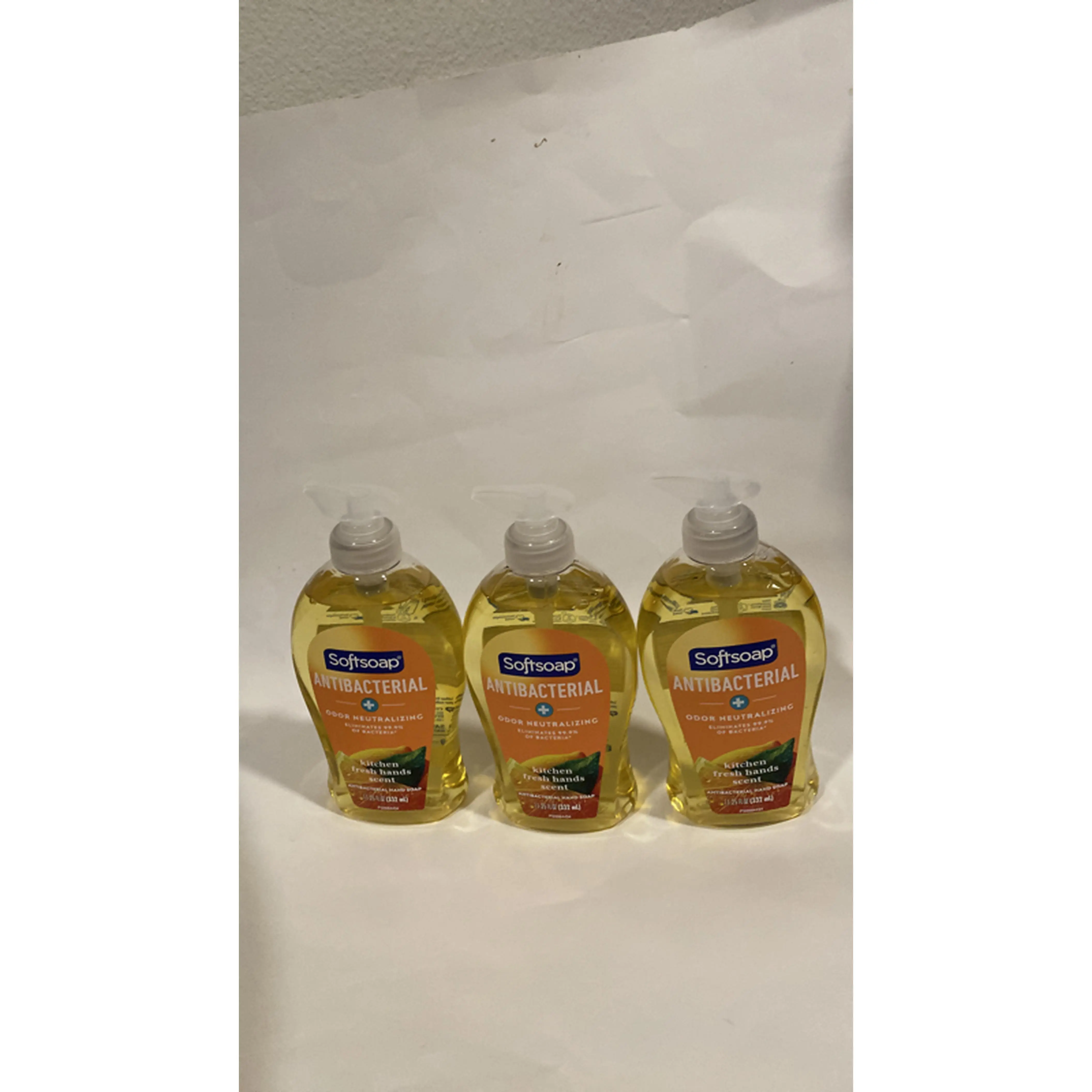 Softsoap Antibacterial Hand Soap - Soft, Odor Neutralizing, 3-Pack, 16 oz Each