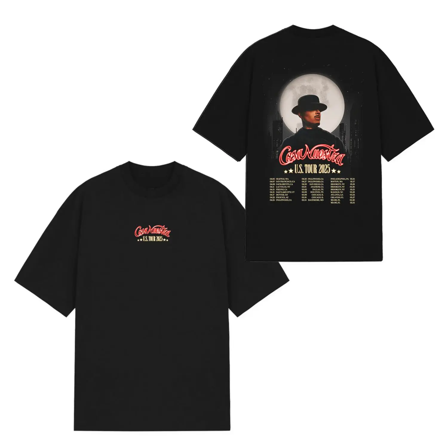 Alejandro Classic Graphic Cotton Crewneck TShirt 2 Sided For Fans Soft Top Streetwear Polyester Seamless, Casual