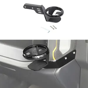Car Cup Holder Bracket Stand for 2021+ Ford Bronco, Co-Pilot A-Pillar Handle Mount, Secure Mounting Car Interior Kit Car Console Organizer