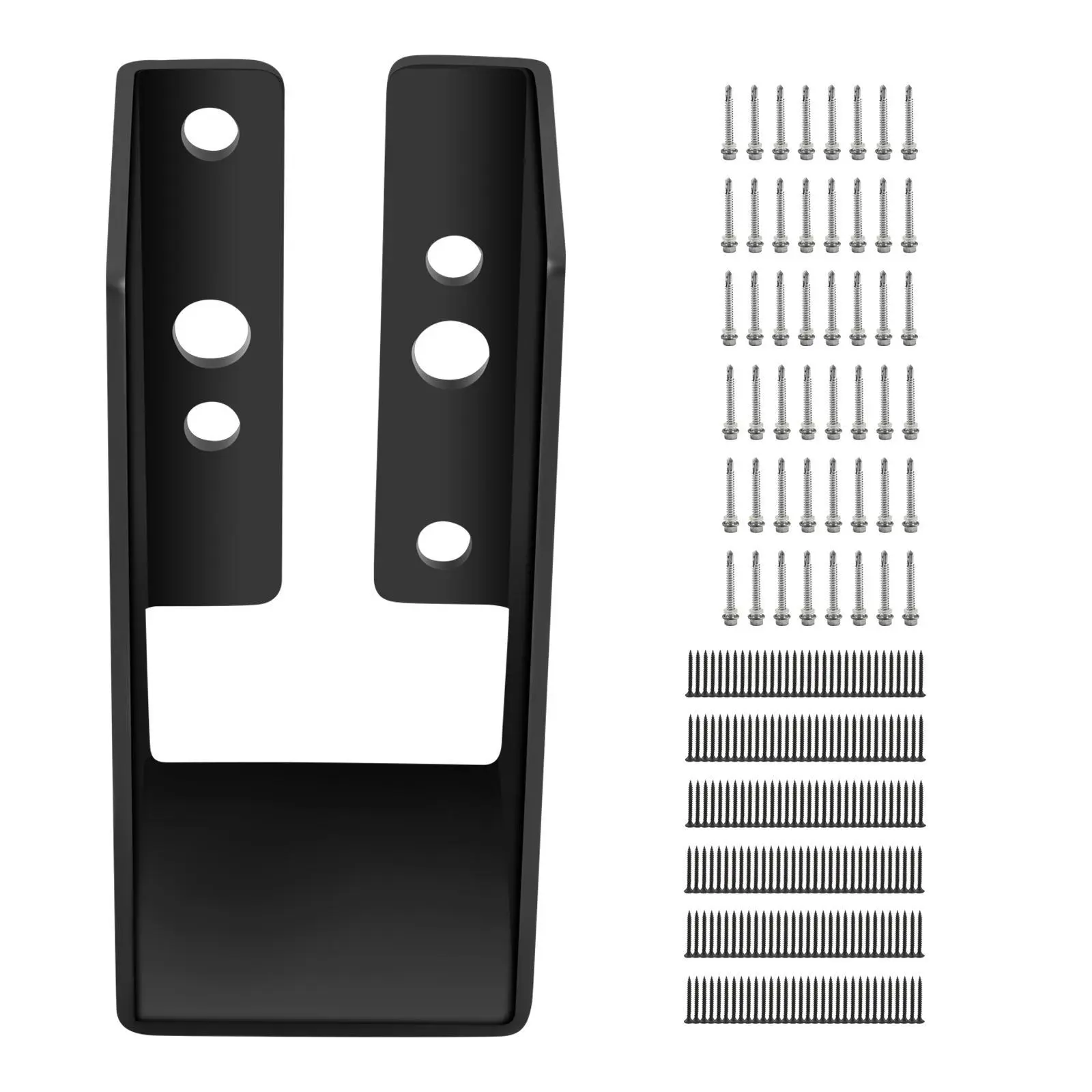 【Backtoschool】VEVOR Concealed Joist Hanger, 2\"x4\" Outdoor Accent Concealed-Flange, Pack of 24 Concealed Joist Bracket, Q235 Steel Plate Powder-Coated Concealed Face Mount Joist Hanger for 2\"x4\" Beam Swing, 3.7\