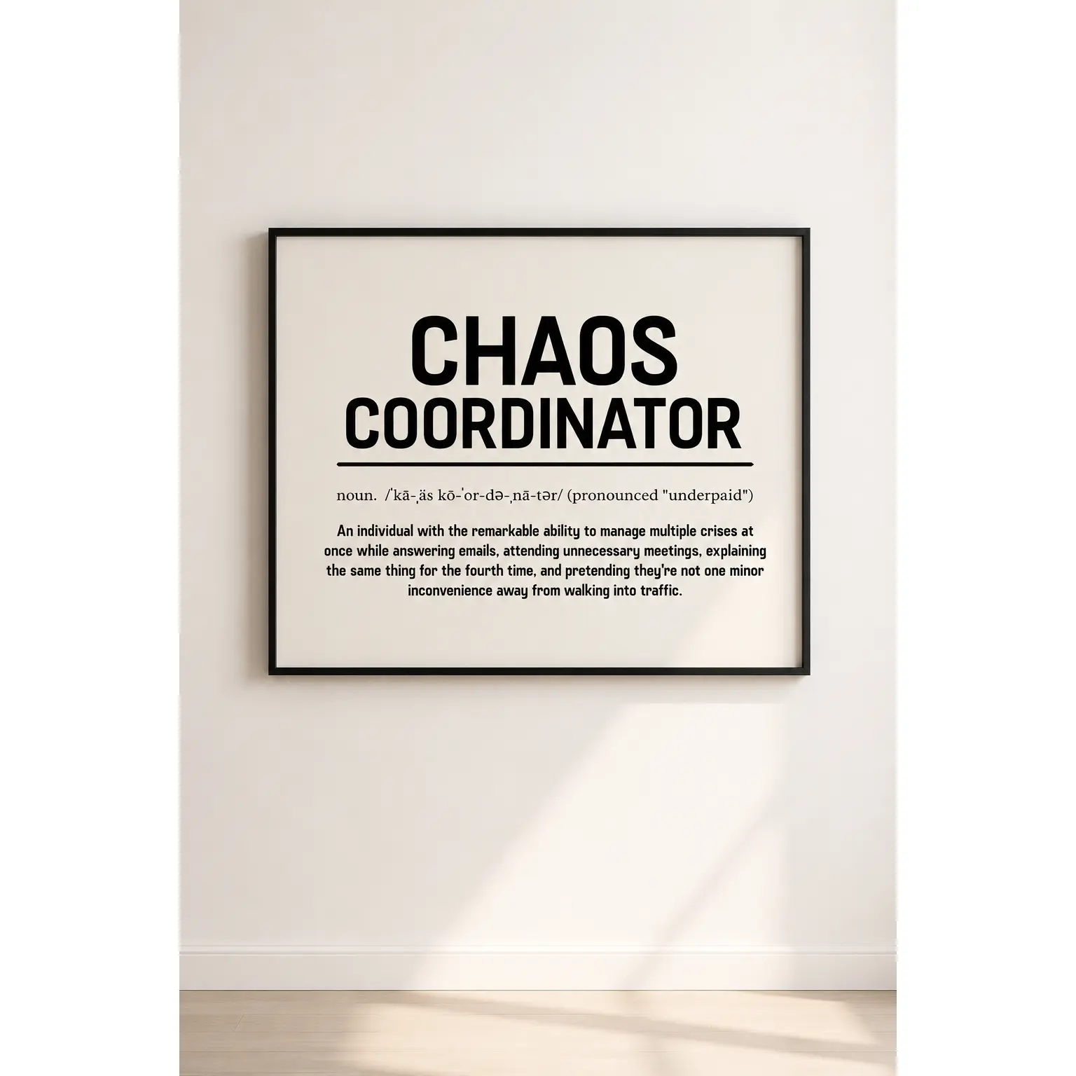 Chaos Coordinator Chaos Coordinator