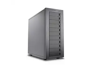 Rosewill THOR NAS - Full Tower Workstation Case | Server Chassis | Supports up to 11 3.5" HDD and 13 2.5" SSD | E-ATX Compatible | 1x 140mm PWM Fan | USB 3.2 Type-C | Ideal for AI Servers, DIY NAS, Media Servers, Small Business Applications