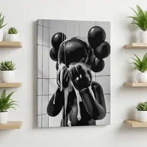 Hypebeast Street  Wall  Decor, Modern Graffiti Posters and Prints, Urban Canvas Artwork for Bathroom Shower Home Decor, Trendy Gift yard art humor Kids' Electronic Piggy Bank with Lock room