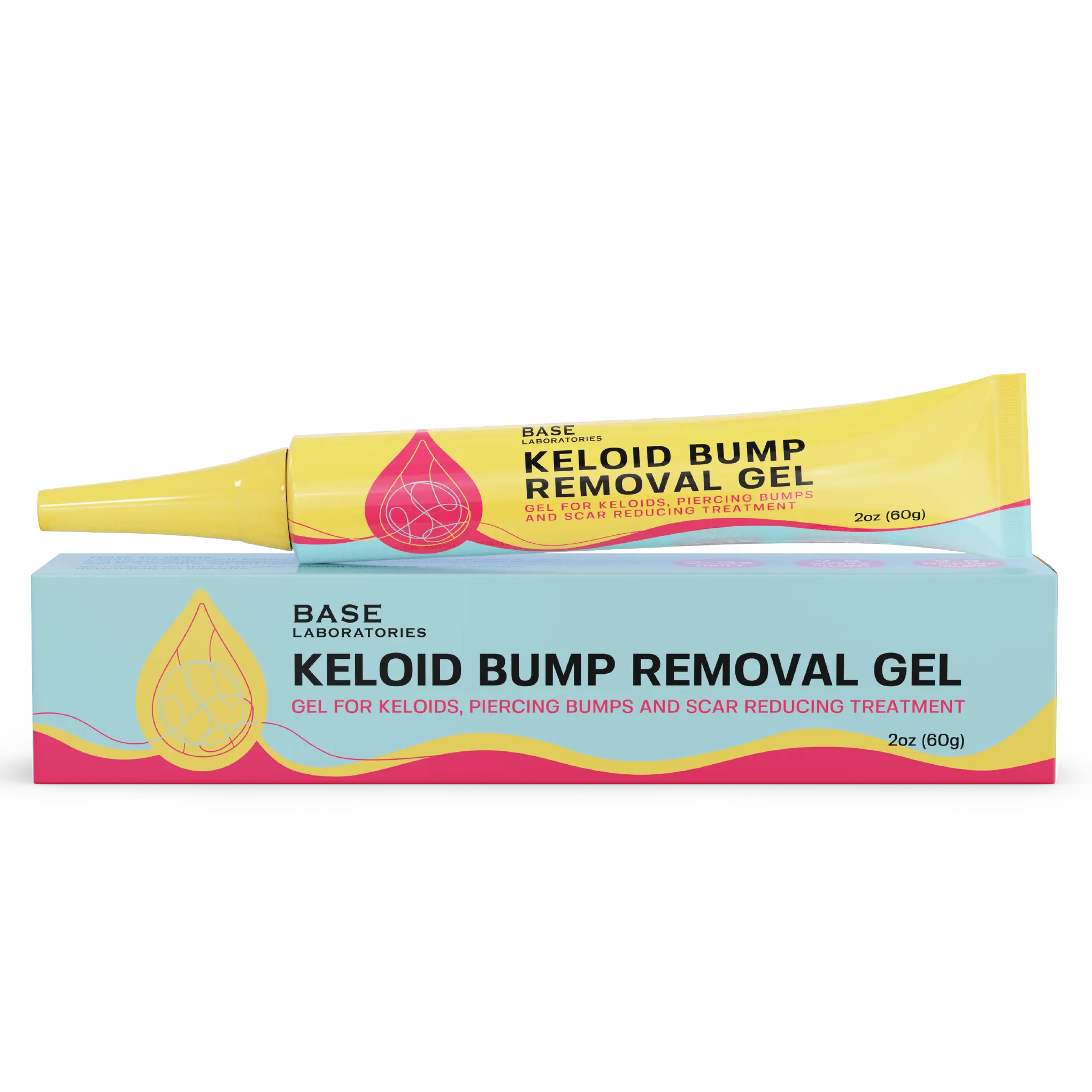 Keloid Bump Removal Gel | Natural Piercing Bump Treatment & Keloid Scar Gel | Keloid Scar Removal for all Scars, Keloids & Piercing Bumps | Soothing Piercing Aftercare | 2 oz