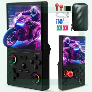 XF40V Retro Handheld Game Console with 2*Detachable Long Joysticks, 4.0-Inch HD IPS Screen Retro Gaming Console, Preloaded Classic Games with Multiple Emulator, Pocket Video Gaming(Gag Toys & Practical Jokes)(Gag Toys & Practical Jokes)