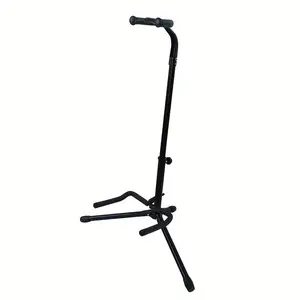 Universal Folding Guitar Stand Tripod – Padded Steel Neck Stand for Acoustic, Electric, Bass & Cello