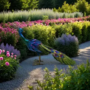 Elegant Outdoor Garden Decor with Vibrant, Green, Golden, Purple, Pink, Brown, Red, Orange, Yellow, - Durable Iron, Patio, Wedding, Christmas, Halloween, Thanksgiving, Easter - Home & Garden Decoration, Patio Decoration