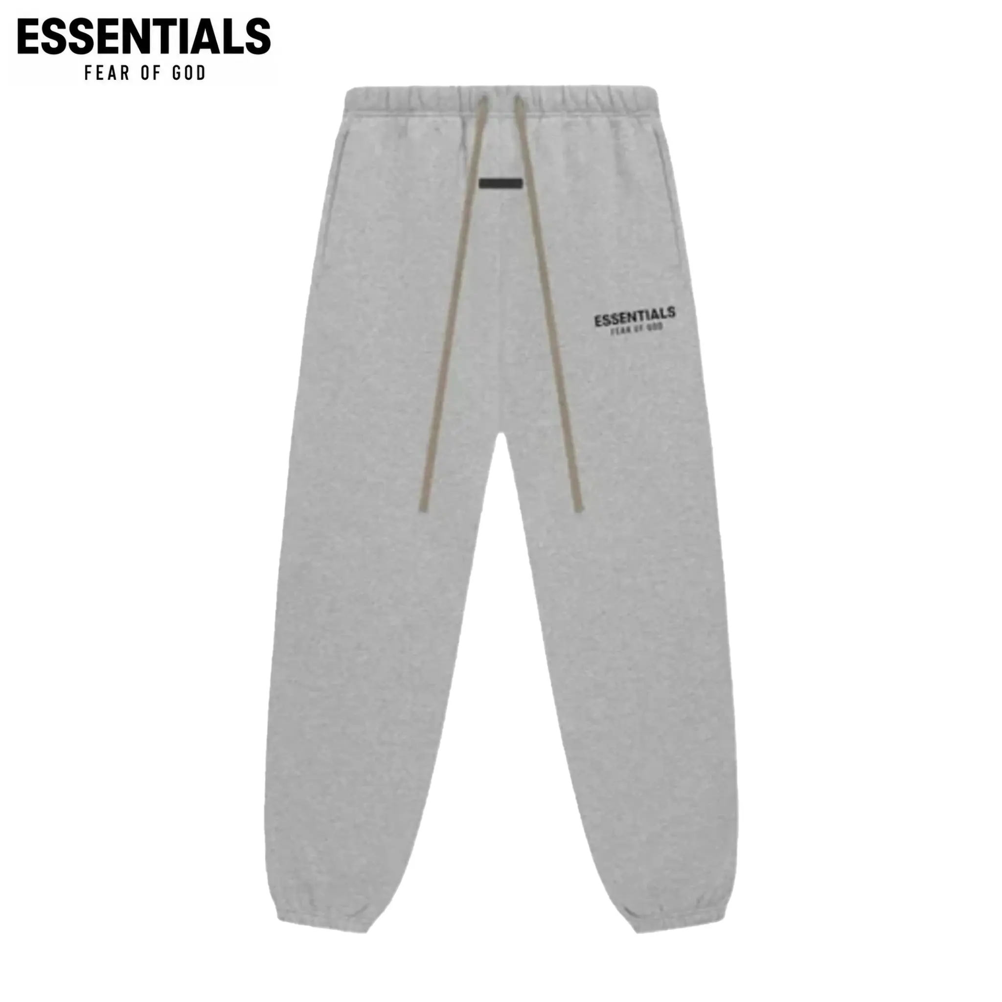 Fear of God Essentials FW24 Fleece Sweatpants for Men Relaxed Fit Jogger Pants Drawstring Casual Streetwear Sweatpants Everyday Lounge Pants