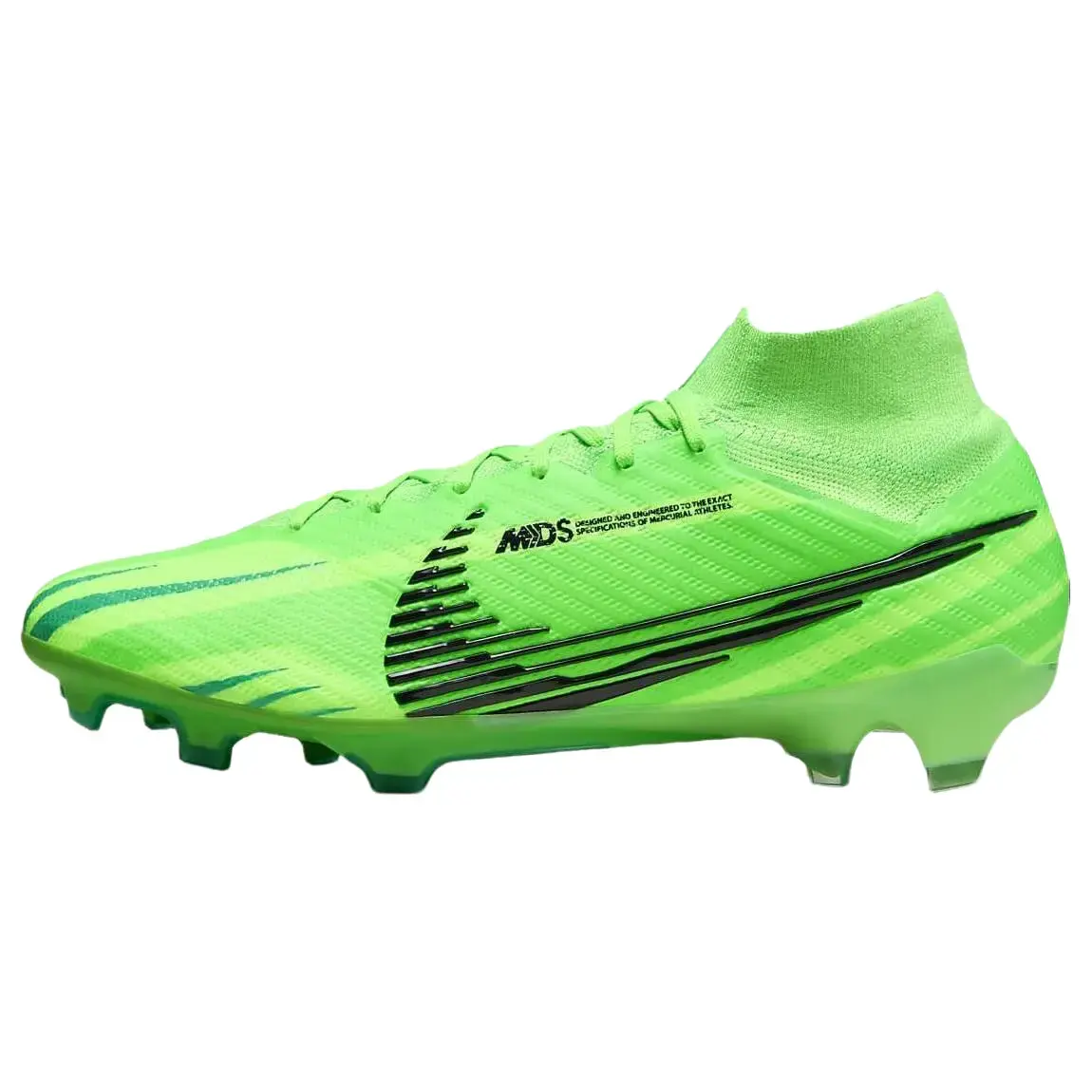 NIKE Men's Zoom Mercurial Superfly 9 Elite FG Football Shoes - Dream Speed-Green Strike, Male Fit, FG Studs, Snug Adaptive Performance Sports Footwear