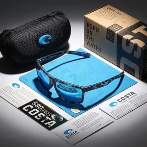 Costa Del Mar Sunglasses for Men and Women – Polarized UV400 Outdoor Sports Eyewear, Dustproof, Windproof, Anti-Blue Light, Anti-UV, Gifts For Him