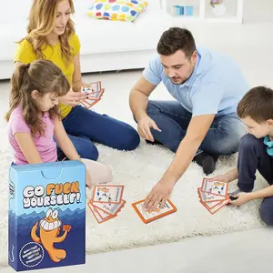 Fishing Man Card Game Funny Card Puzzle Happy