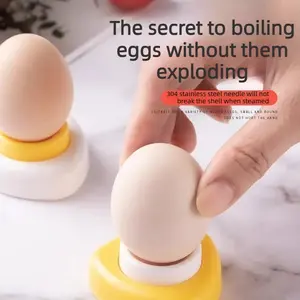 Kitchen Egg Hole Puncher Anti-burst Design for Boiled & Steamed Eggs Multifunctional Household Tool Compact Practical Easy to Use