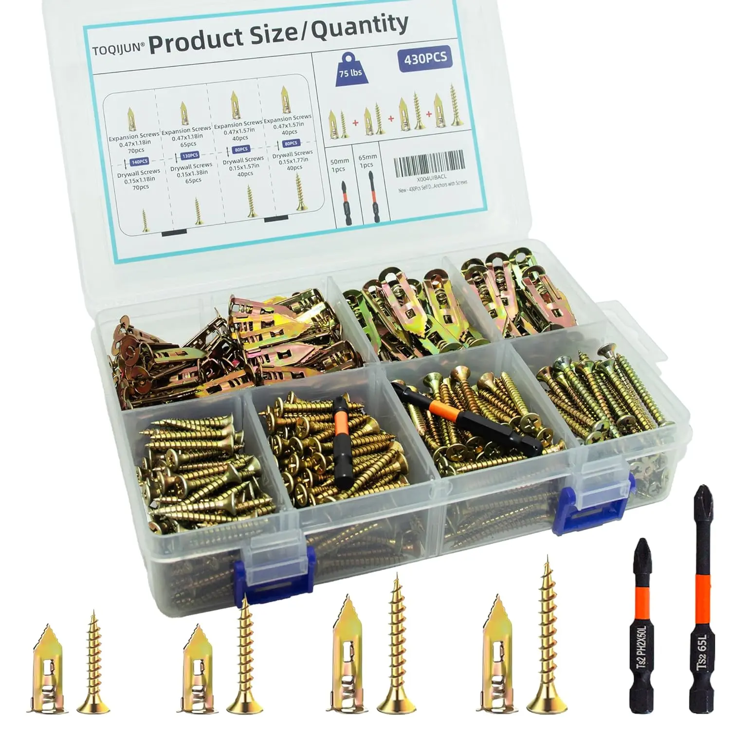 430Pcs 4Size kit