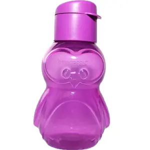 Eco Pengui Purple 350 ML Eco Bottle - Purple Drinkware with Fun Design, Reusable, Portable, Tumbler - Washable, Mug, Cup, Bottled