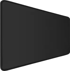 Mouse Pad Gaming, Extra Large Mousepad with Stitched Edges, Premium Microfiber Cloth Surface, Waterproof Non-Slip Base Keyboard Big Desk Mat for Home Office Gaming, 31.5 x 11.8 in, Black