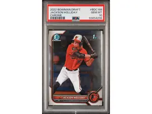 2022 Bowman Chrome Draft Jackson Holliday #BDC168 PSA 10
