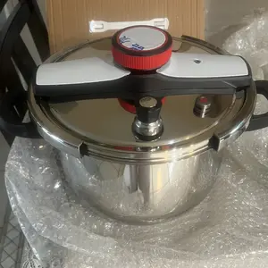 Stainless Steel, 1 Count Large Capacity Multi-purpose Cooking Pot with Automatic Alarm Function, Durable High Pressure Cooker for Home Kitchen