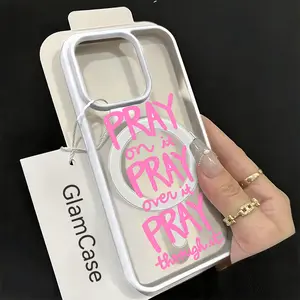 Prayer Motivational Phone Case，Inspirational Faith Style for iPhone 17 16 15 14 13 12 11 Plus Pro Max.A17