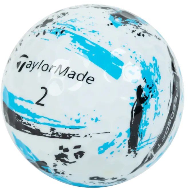 TaylorMade SpeedSoft Ink Golf Balls, Ultra Soft Feel for Explosive Distance, Vibrant Multi-Color Mix, 1 Dozen, Golf Gear, Golfequipment, Mix Pack