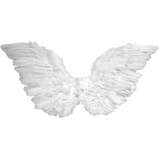 Deluxe Club Small Feather Angel Wings Costume Accessory