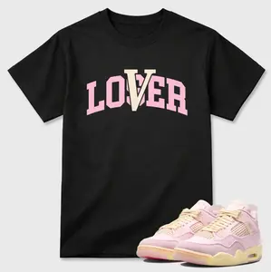 Varsity Loser Shirt To Match 4 Pearl Pink and Iced Carmine, 4 Pearl Pink and Iced Carmine Sneaker Matching Shirt, Jordan Match Tee, Cotton Unisex Graphic T-Shirt
