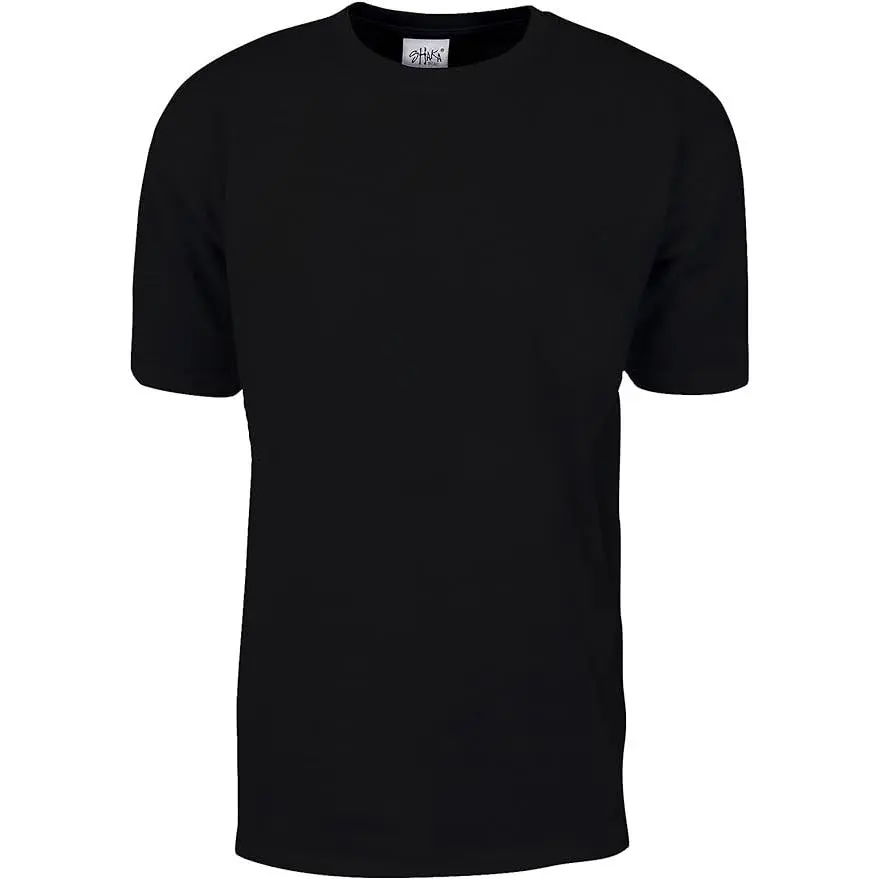 SHAKA WEAR Men's 7.5oz Heavyweight Cotton T-Shirt, Classic Crewneck Short Sleeve Top, Seamless & Ultra Soft for Casual Wear, Shortsleeve, Tshirt, Menswear, Mens Clothing, Crew Neck Men's Short-Sleeve T-Shirts, Plain Formal Long, Round Neck