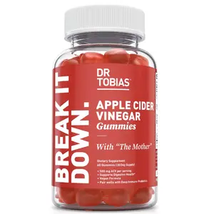 Apple Cider Vinegar Gummies with Vitamin B12, Beet Root & Pomegranate, Vegan ACV Gummies, Daily Wellness Support, Natural Apple Flavor, 60 Gummies