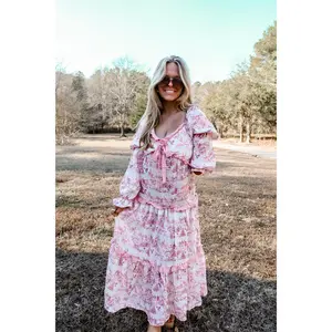 Magnolia Cottage Maxi Dress || Mauve