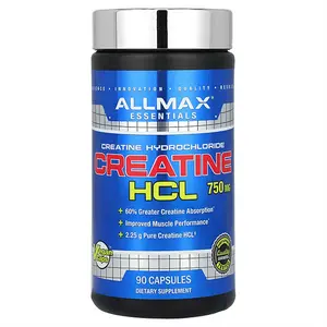 Creatine HCL, 750 mg, 90 Capsules