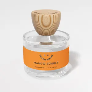 Snack House Mango Sorbet Eau de Parfum 100ml | Iced Mango & Cool Vanilla | Juicy Refreshing Fragrance | Vegan & Cruelty-Free