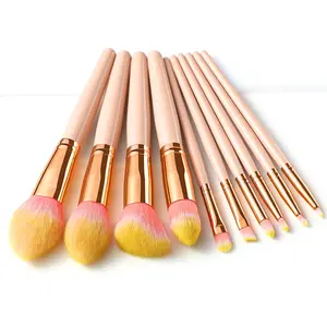 10pcs Makeup Brush Set, Soft Bristles