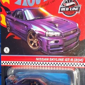 2024 Hot Wheels Collectors RLC Exclusive Nissan Skyline GT-R BNR34 Model Car Toys, In-Hand Item