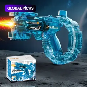 Electric Water Gun with Light Effects, Automatic Continuous Fire, Adult and Kids Splash Toy, Summer Beach Pool Party Sprayer, Lithium Battery Included, Watergun, Waterblaster #GLOBAL PICKS