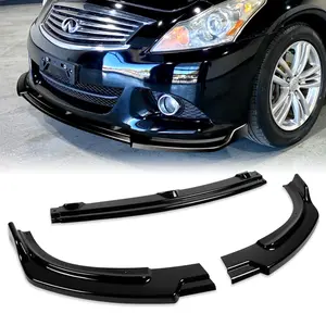J-Style Front Bumper Lip Body Kit Spoiler Compatible with 2010 - 2013 Infiniti G37 Sedan/4DR Only Bumper (Do Not Fit Sport Models)