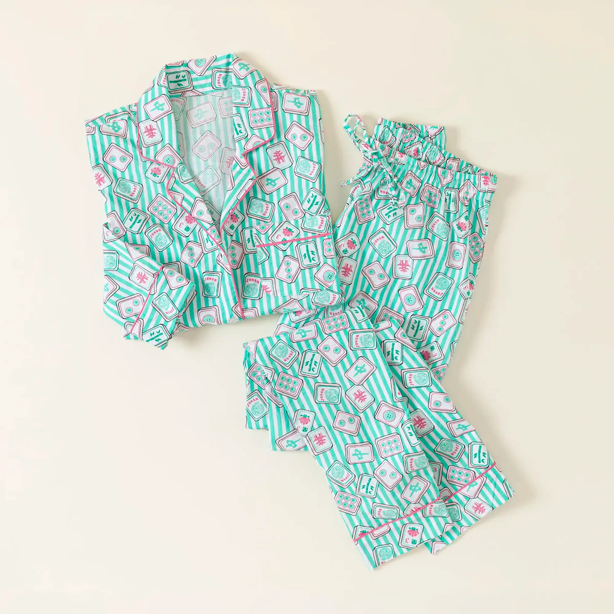 Dreaming of Mahjong Pajama Set