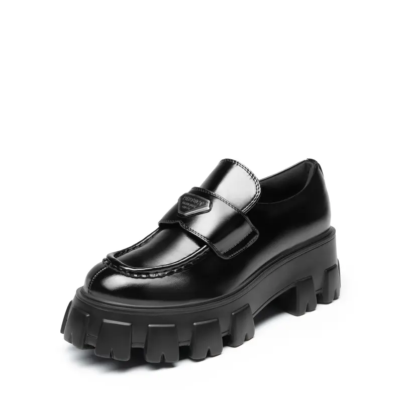 Dream Pairs Women's Shoes Vegan Leather Casual Elegant Plain Loafers - Patent Slip-Ons with 2.5-in Chunky Lug Sole, Arch Support, Latex Cushion for Daily Wear,outdoorfun