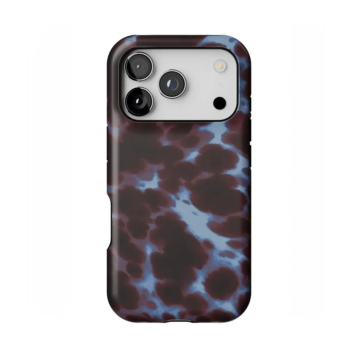 Speckled Shadow Design 2-in-1 Glossy Phone Case - Durable, Shockproof Shell with Protection for iPhone 12/13/14/15/16/17, 11, X & Samsung Series - Holiday Gift Casing Cover, Smartphone, Handheld