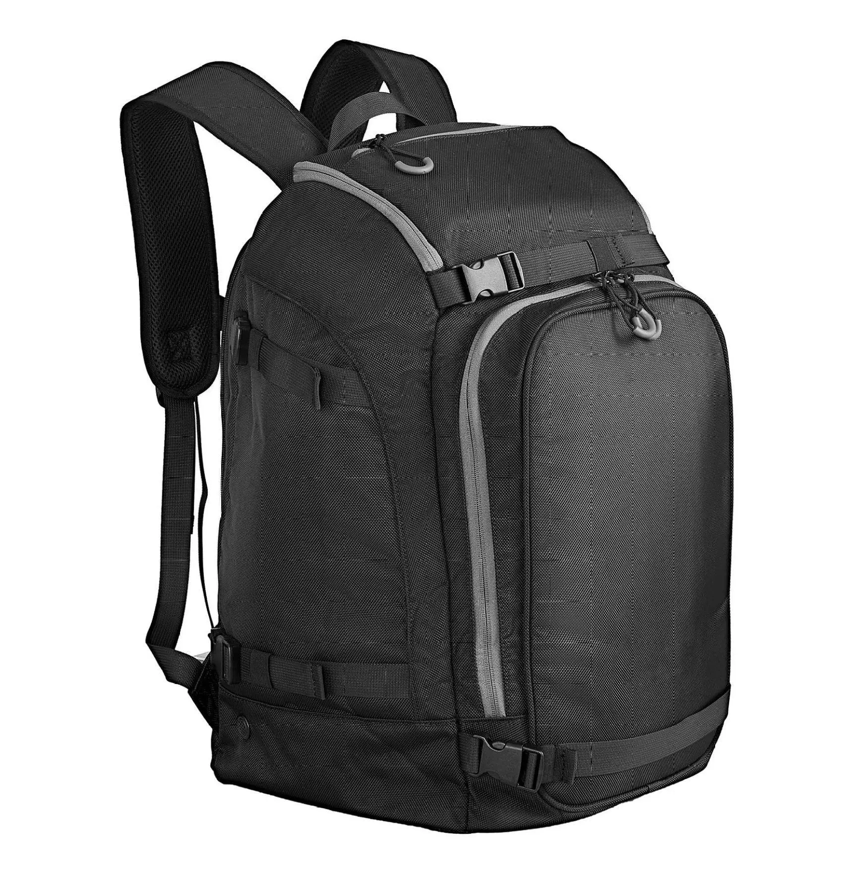 Ski Boot Bag 55L Snowboard Backpack, Waterproof Ski Boot Travel Bag for Men Women, Durable Oxford, Holds Skis, Snowboard, Helmet, Goggles Default