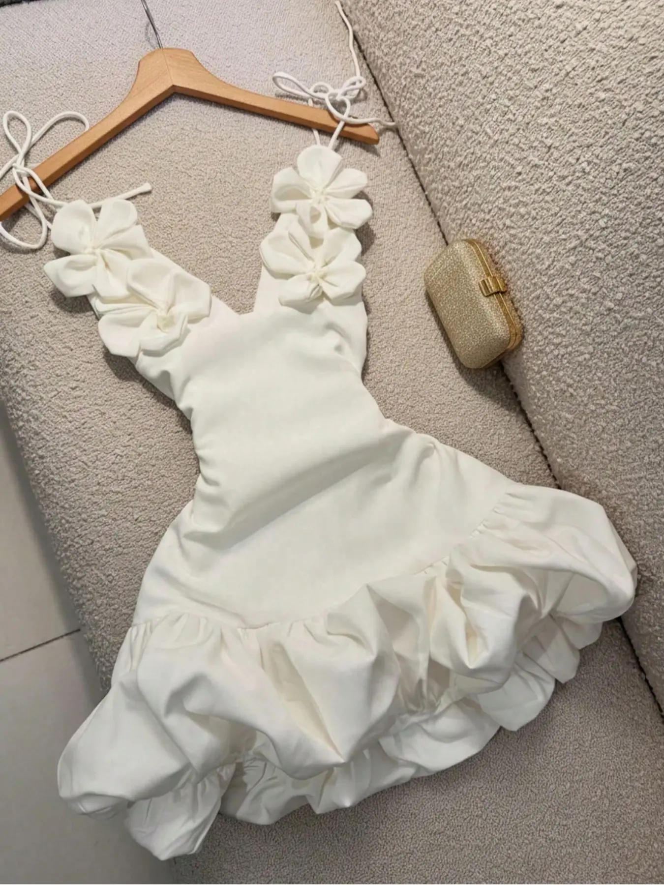 scarf neck dress mini Kiesha Strapless Scarf Mini Dress