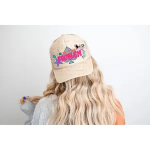 RTS I'M THE PROBLEM DTF DIRECT TO FILM transfers HAT SIZE (HAT NOT INCLUDED)  34-H
