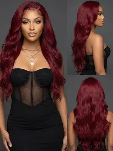 [Pre-Plucked & Glueless]13x4 HD Transparent Lace Front Wig| Key Features: Realistic Scalp, Natural Baby Hair, Heat Resistant Synthetic Fiber| Multiple Curly Styles & Colors