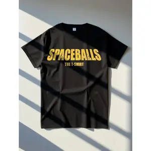 Spaceballs Retro Vintage Movie T-Shirt Classic SciFi Comedy Fan Tee Comfortable Crew Neck Short Sleeve Graphic Top for Men and Women Ideal Casual Wear and Gift for Movie Enthusiasts and Grandma's Favorite Trendy T Shirt