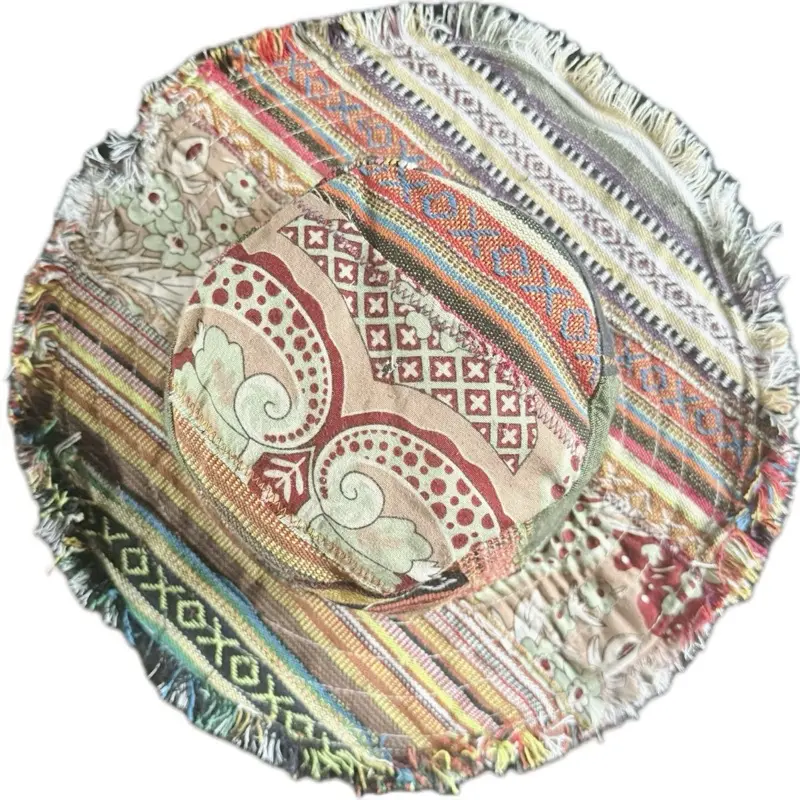 HempStyle Colorful Hippie Boho Gheri Hemp Wide Brim Hat