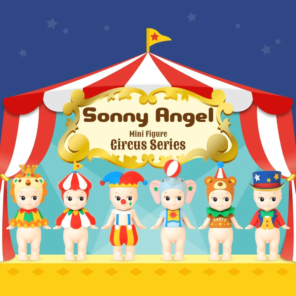Sonny Angel Circus Series Blind Box – Kawaii Mini Collectible Figures | Cute Desk & Phone Decorations