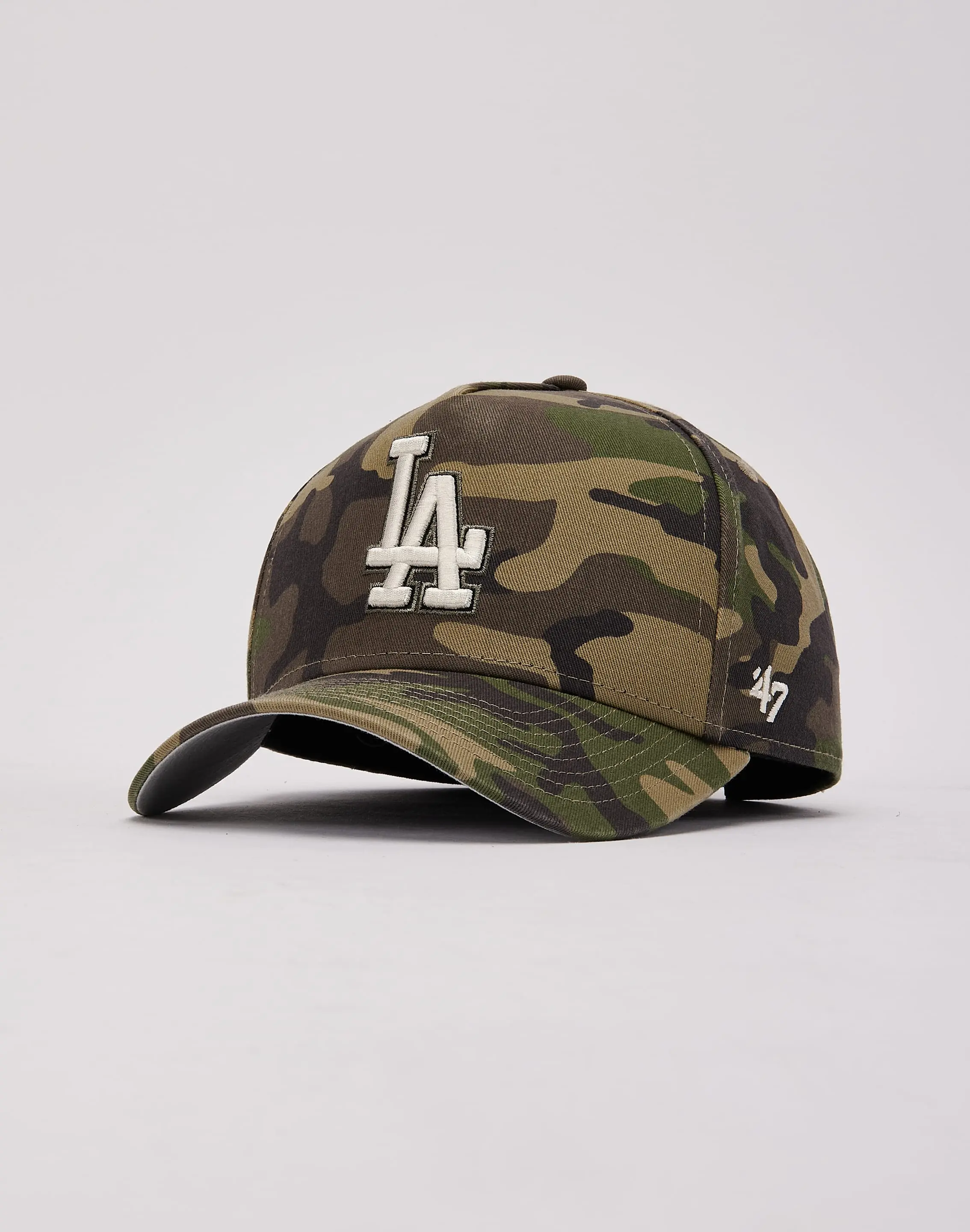 Mens 47 Brand MLB Los Angeles Dodgers Camo Offside DT Snapback Hat