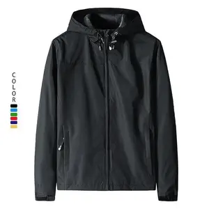 Autumn Jacket Men's Sports Jacket Windproof Waterproof Large Size Men's Thin Suit Outerwear