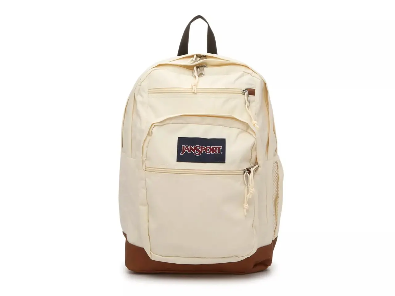 Jansport Big Student Backpack – Classic suede bottom, letter patch; college backpack with large capacity, 15-inch laptop compartment, and a side water bottle pocket for students’ daypacks.