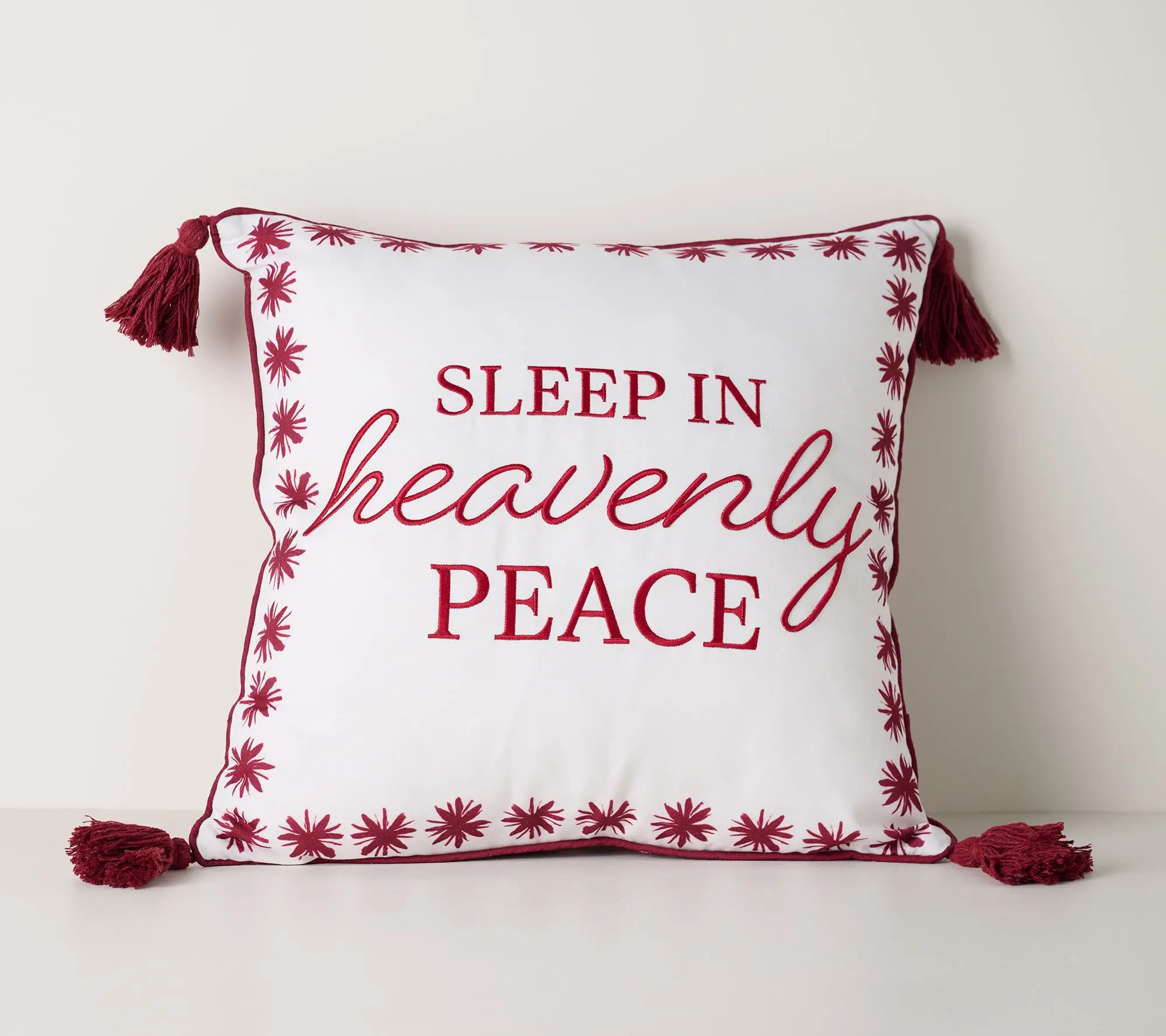Sleep In Heavenly Peace 18" x 18" Dec Pillow by Kim Gravel Sleep In Heavenly Peace 18" x 18" Dec Pillow by Kim Gravel