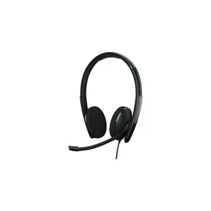 EPOS I Sennheiser ADAPT 160T USB II Stereo Computer Headset Over-the-Head Black (1000901)
